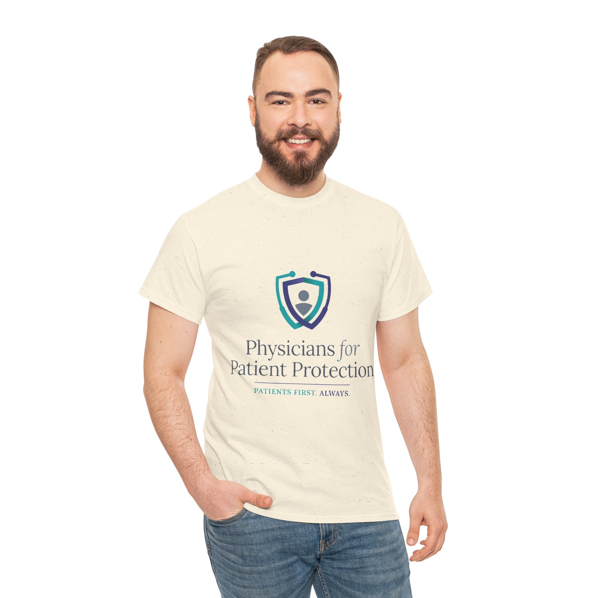 Physicians for Patient Protection T-Shirt — "Patients First, Always"