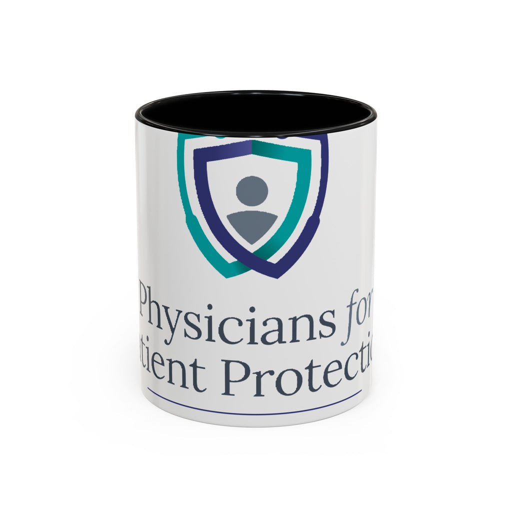 Physicians for Patient Protection Logo Accent Coffee Mug (11/15 oz)