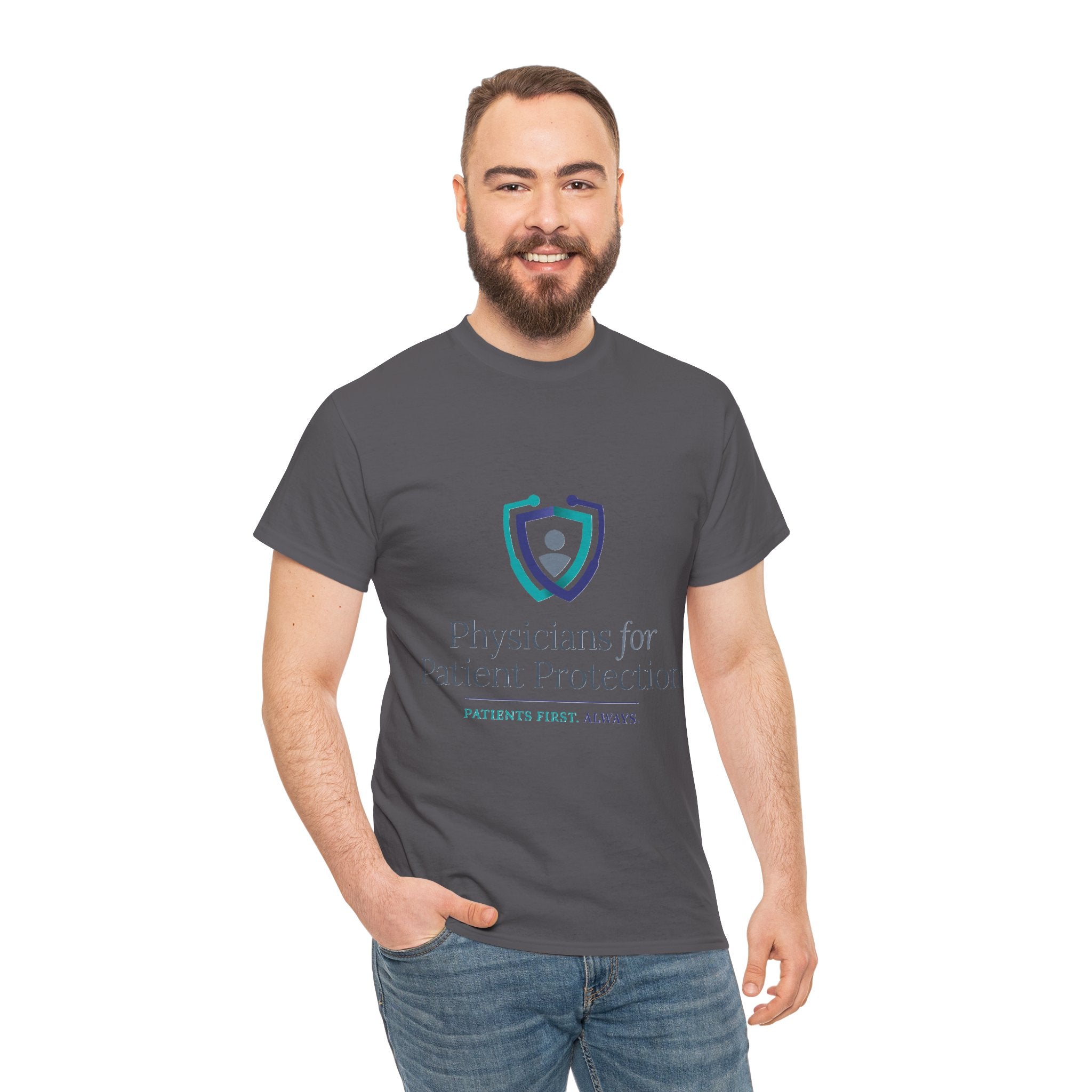 Physicians for Patient Protection T-Shirt — "Patients First, Always"