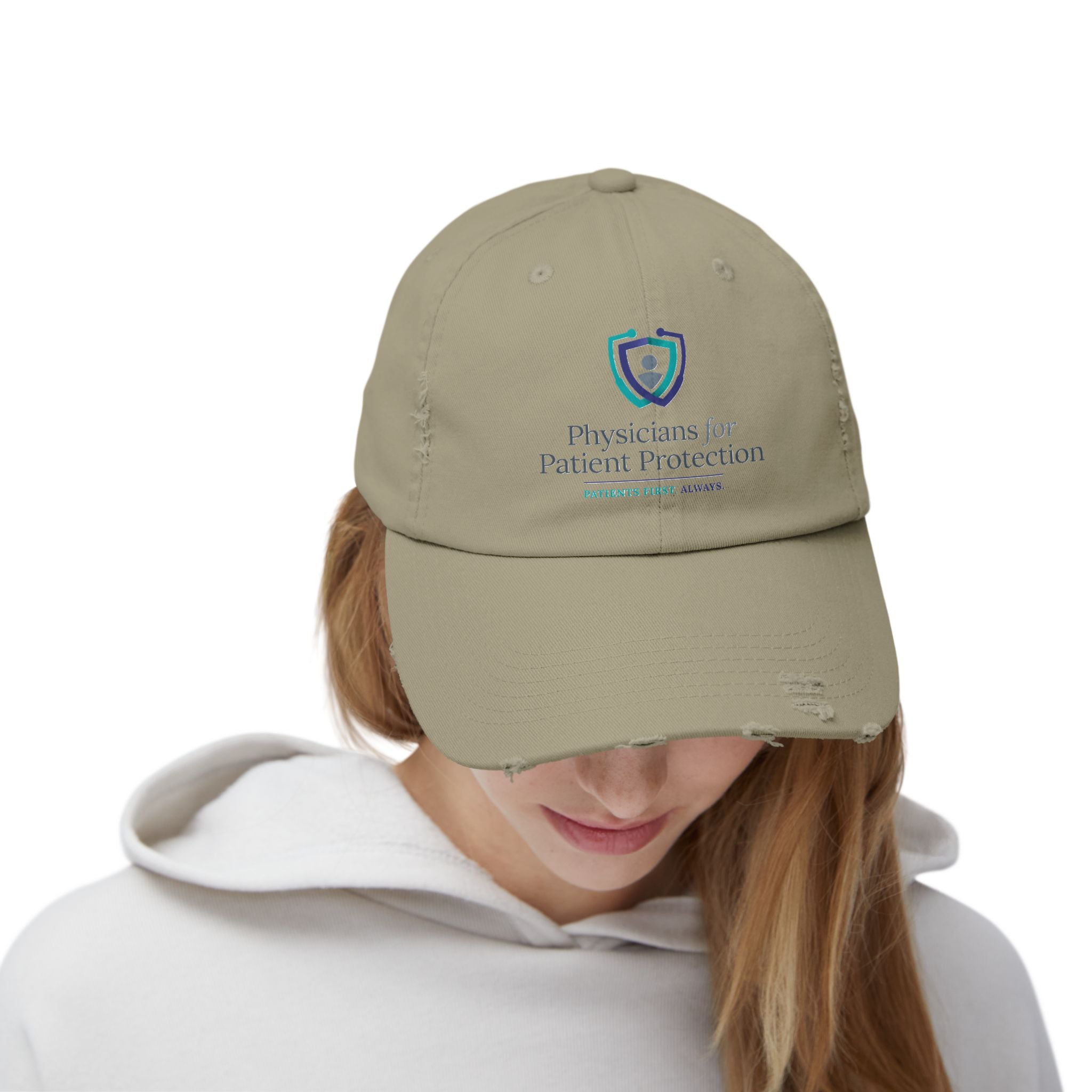 Physicians for Patient Protection Distressed Cap – Embroidered Medical Advocacy Hat