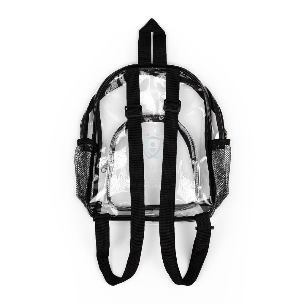 Clear Stadium Backpack - Transparent Sports Bag, Perfect for Concerts, Events, Travel, Festivals, and School