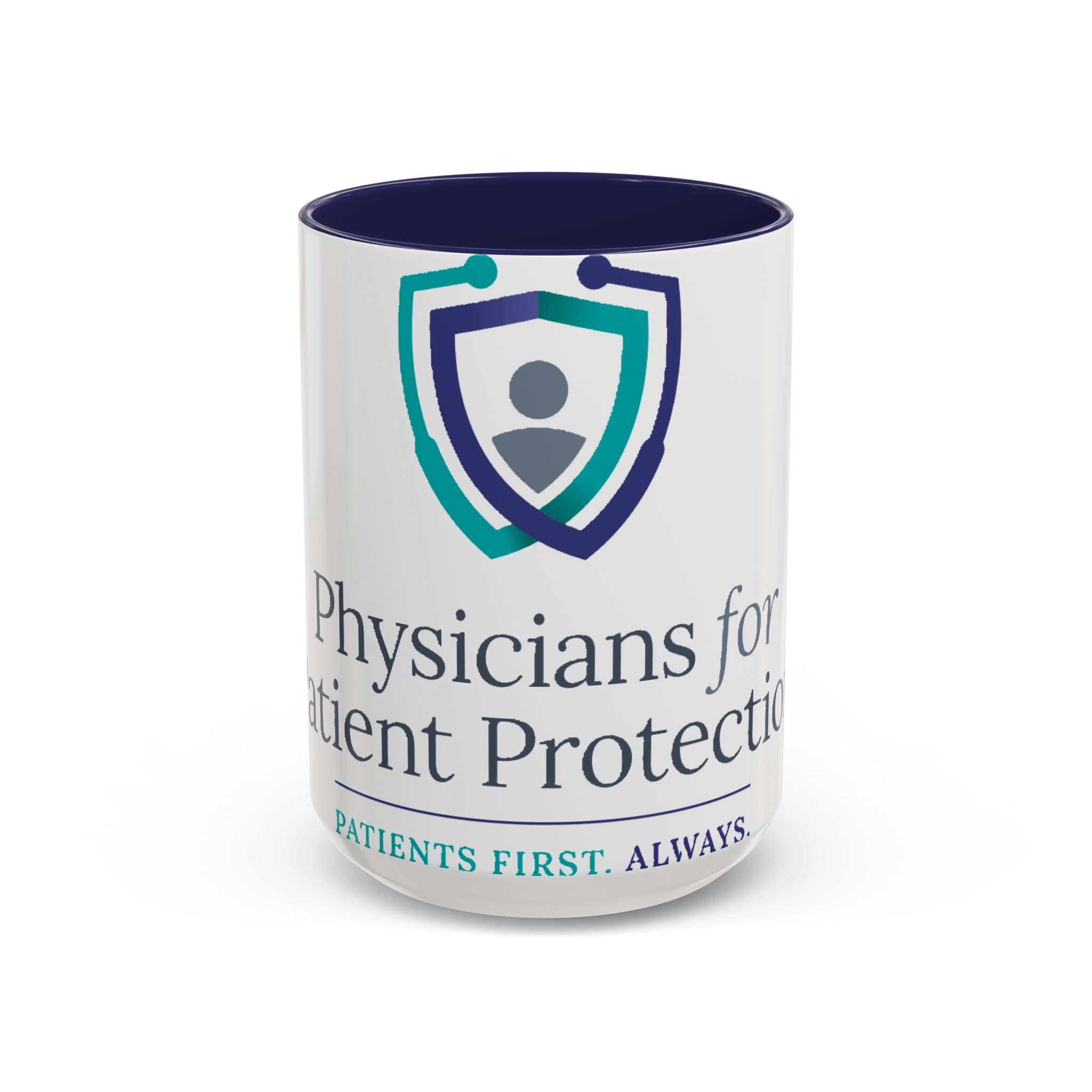 Physicians for Patient Protection Logo Accent Coffee Mug (11/15 oz)