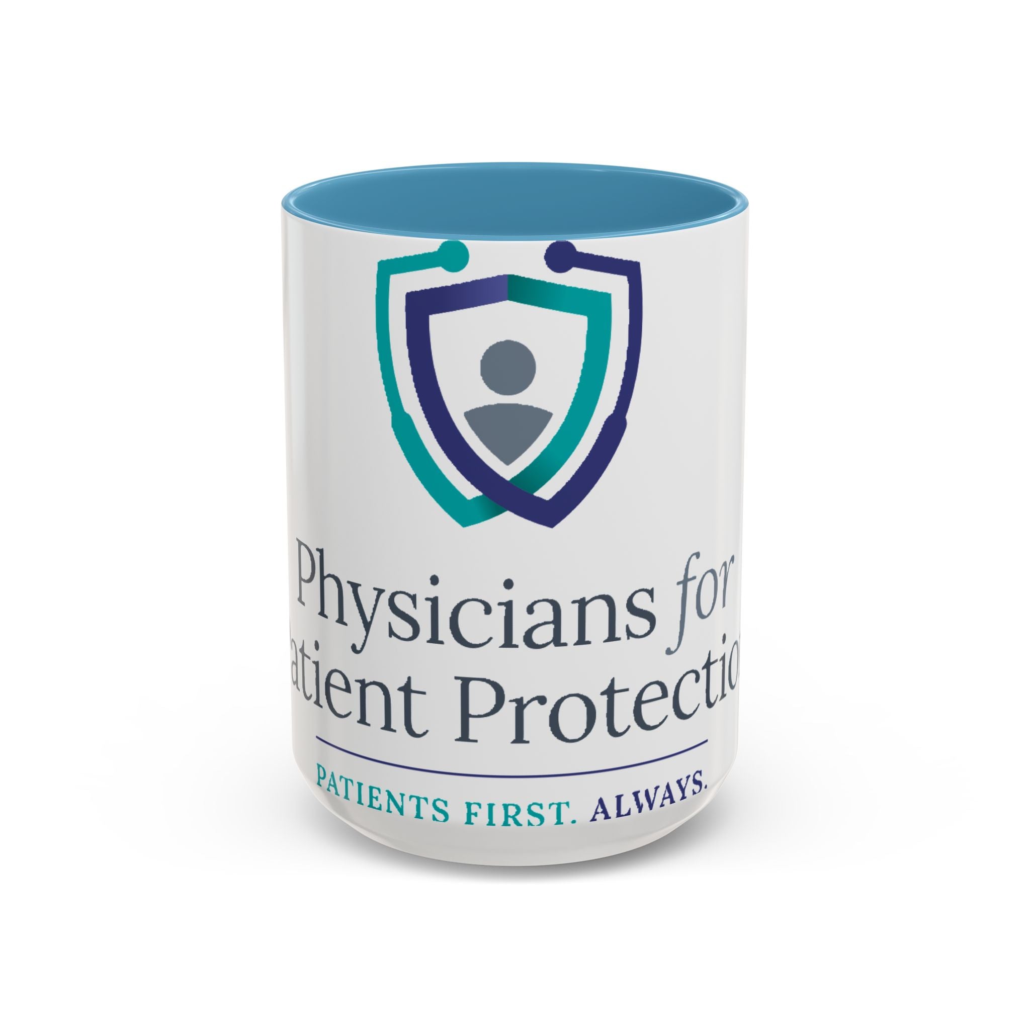 Physicians for Patient Protection Logo Accent Coffee Mug (11/15 oz)