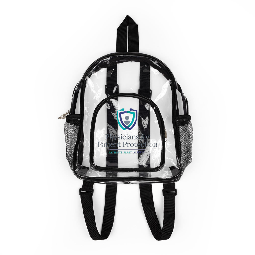 Clear Stadium Backpack - Transparent Sports Bag, Perfect for Concerts, Events, Travel, Festivals, and School
