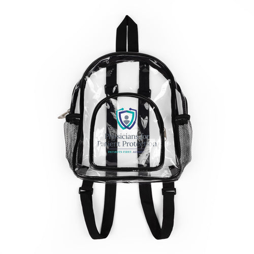 Clear Stadium Backpack - Transparent Sports Bag, Perfect for Concerts, Events, Travel, Festivals, and School
