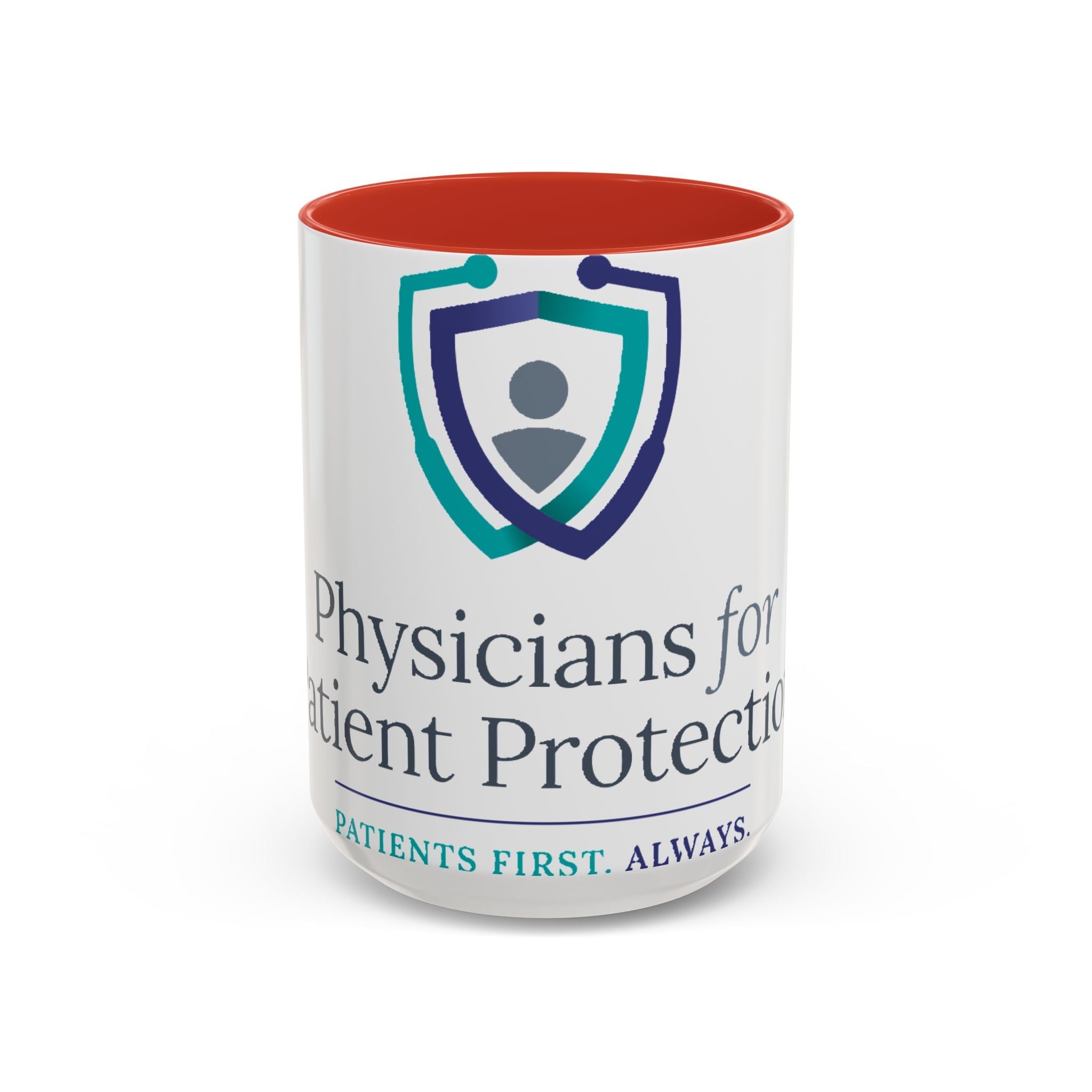 Physicians for Patient Protection Logo Accent Coffee Mug (11/15 oz)