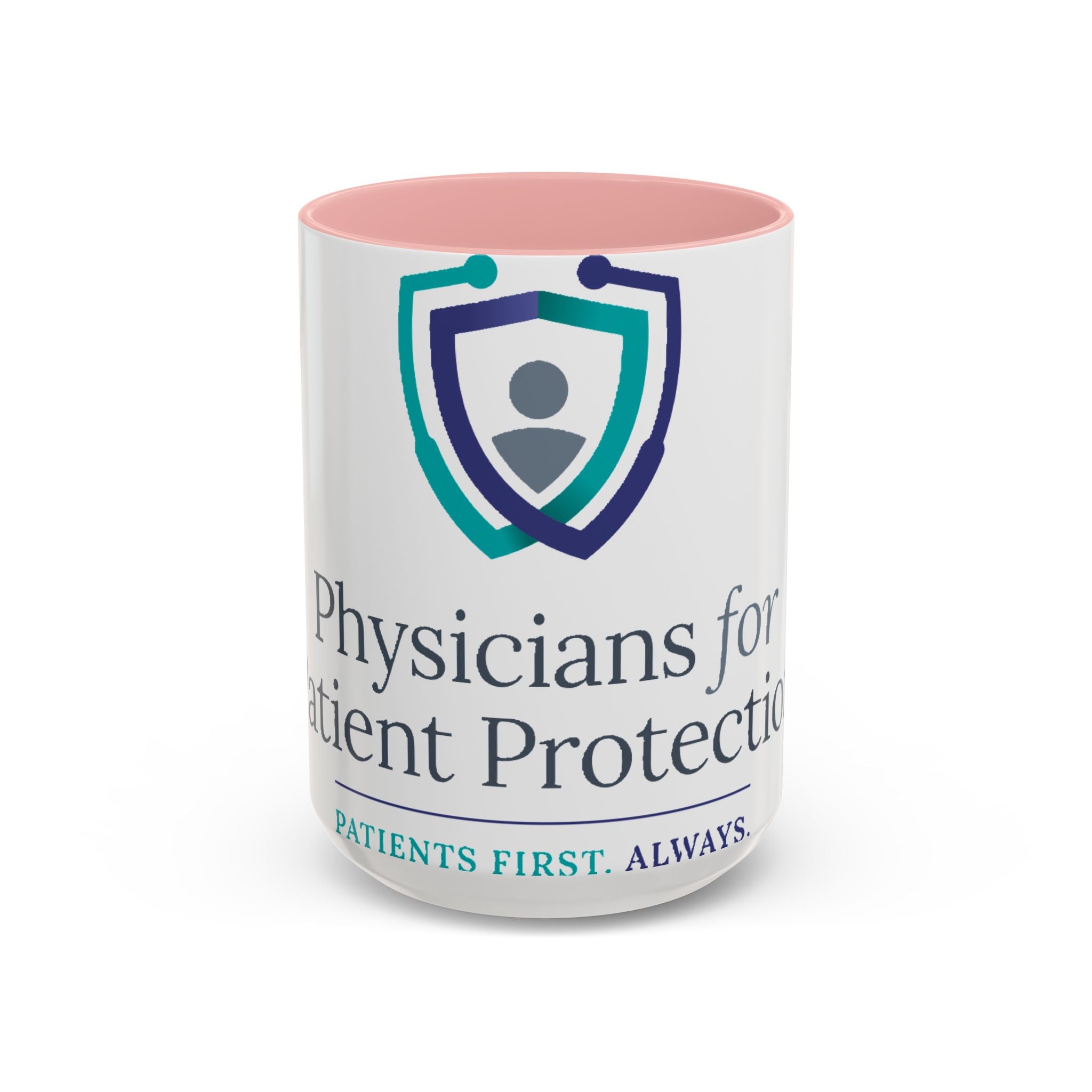 Physicians for Patient Protection Logo Accent Coffee Mug (11/15 oz)