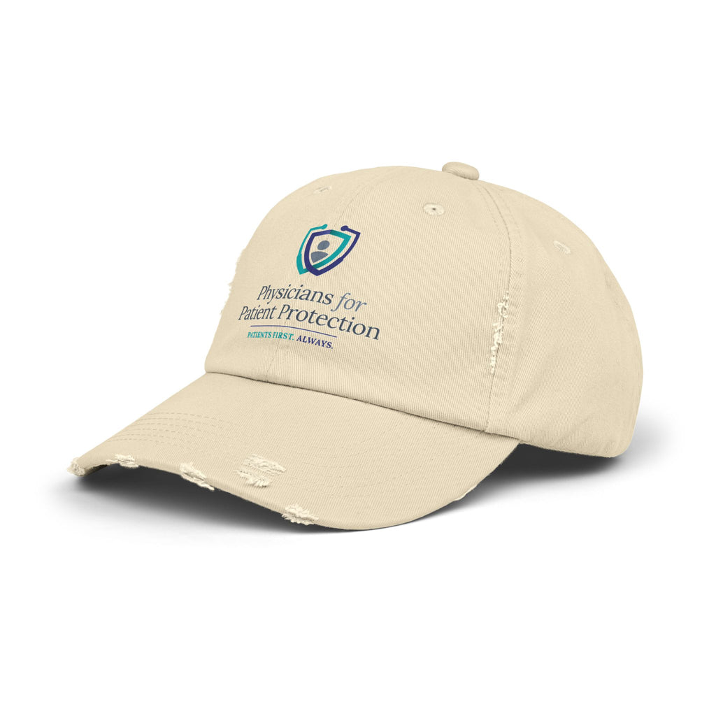 Physicians for Patient Protection Distressed Cap – Embroidered Medical Advocacy Hat