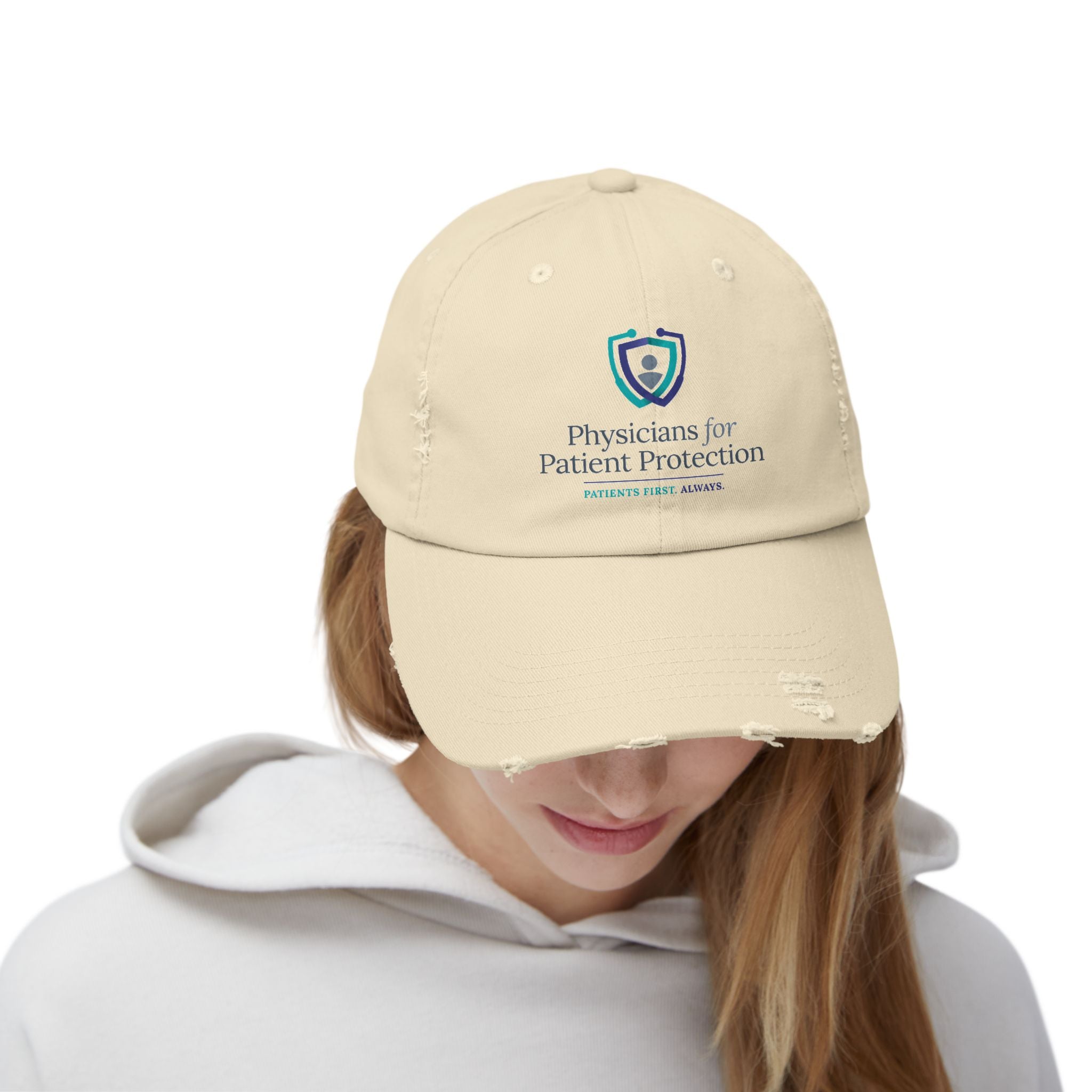 Physicians for Patient Protection Distressed Cap – Embroidered Medical Advocacy Hat