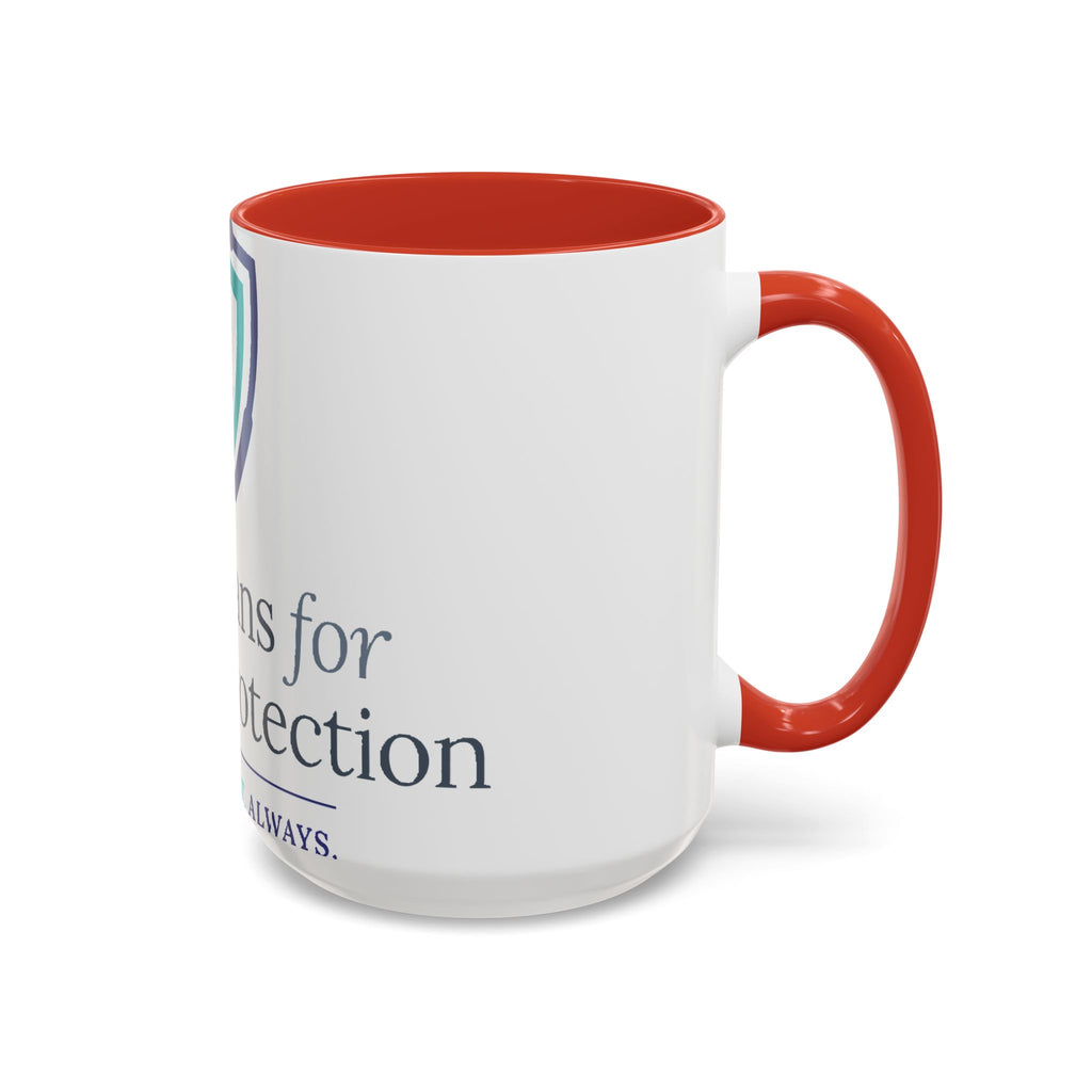Physicians for Patient Protection Logo Accent Coffee Mug (11/15 oz)