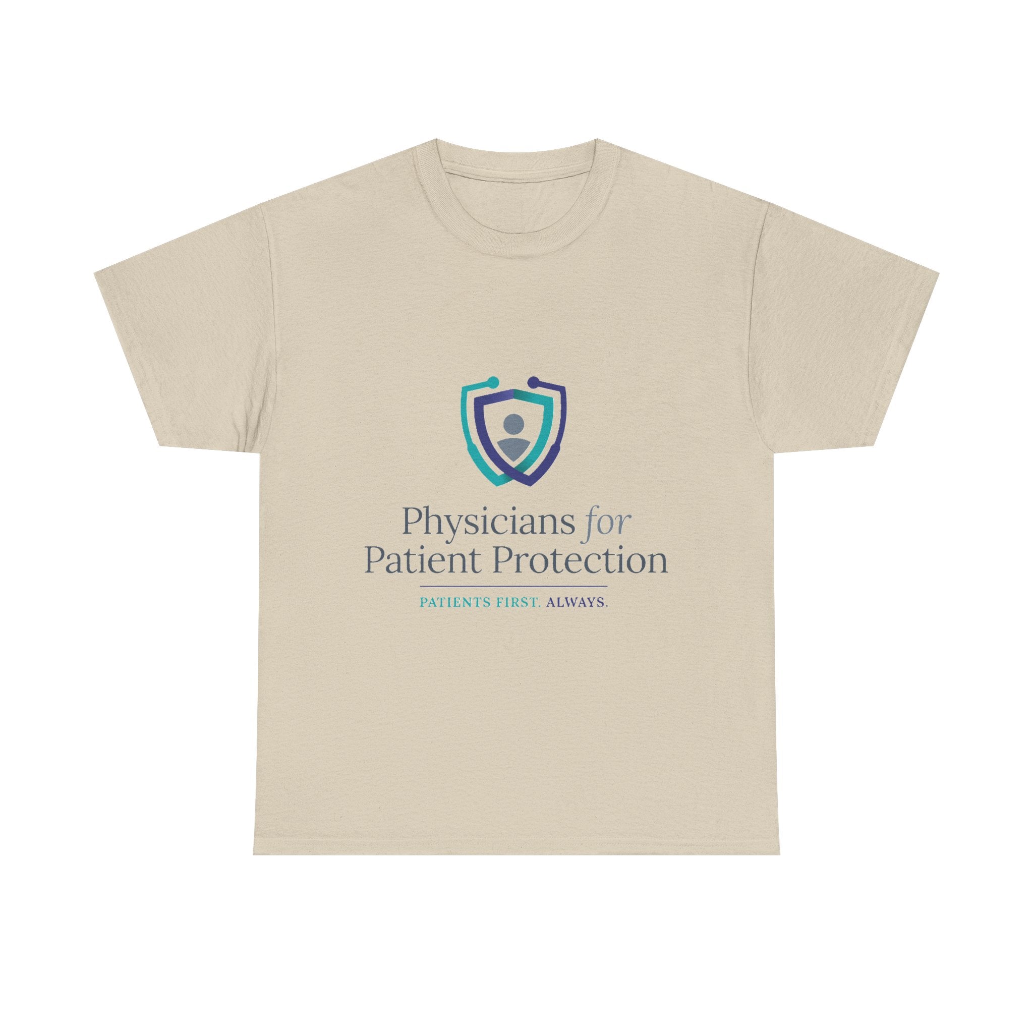 Physicians for Patient Protection T-Shirt — "Patients First, Always"