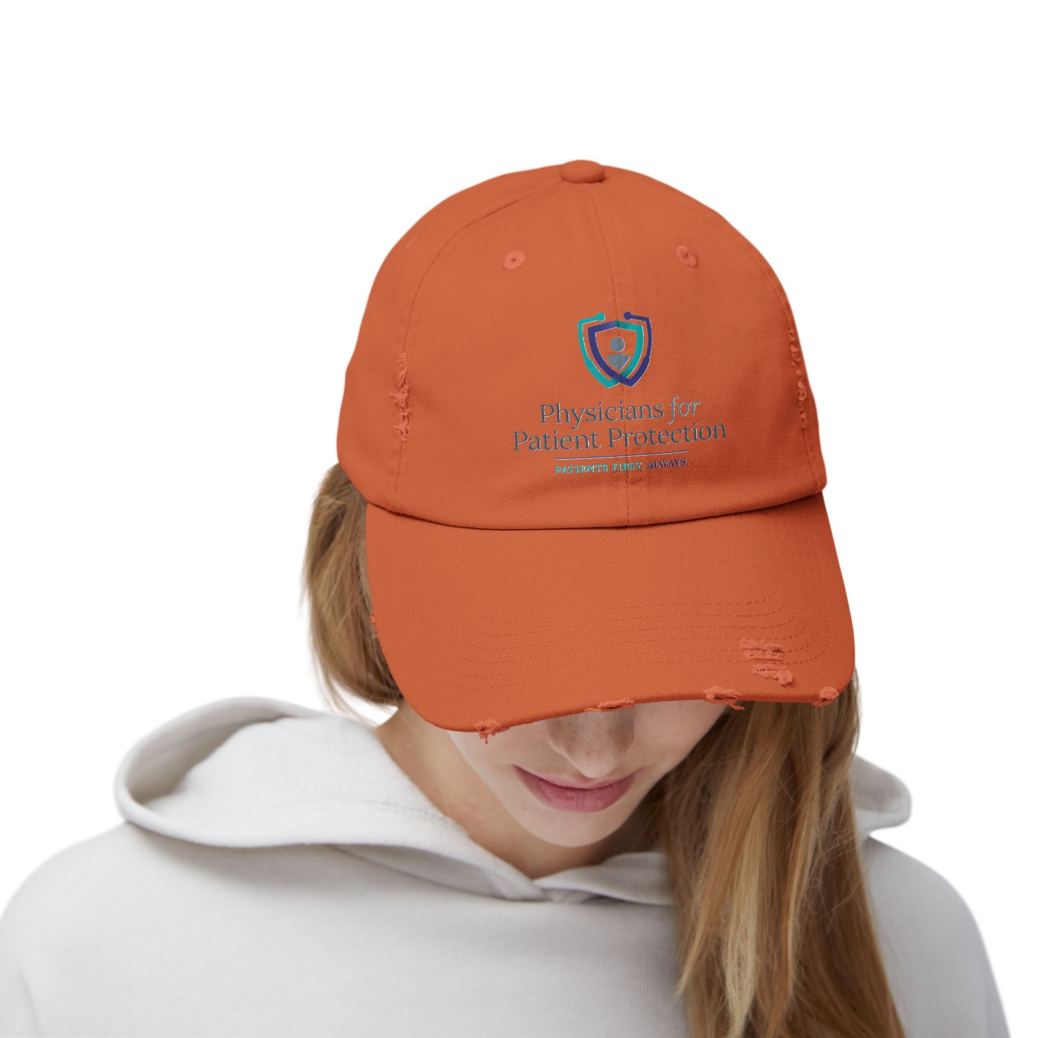 Physicians for Patient Protection Distressed Cap – Embroidered Medical Advocacy Hat