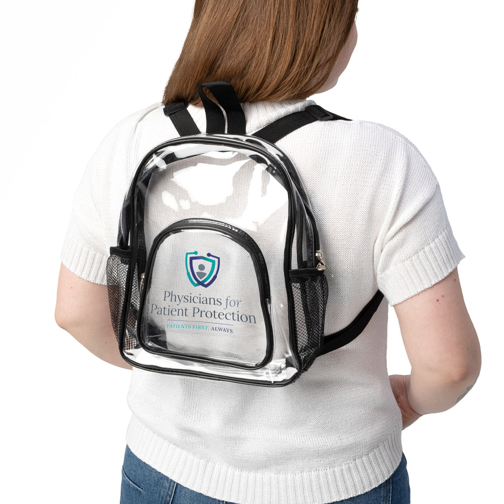 Clear Stadium Backpack - Transparent Sports Bag, Perfect for Concerts, Events, Travel, Festivals, and School