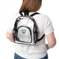 Clear Stadium Backpack - Transparent Sports Bag, Perfect for Concerts, Events, Travel, Festivals, and School